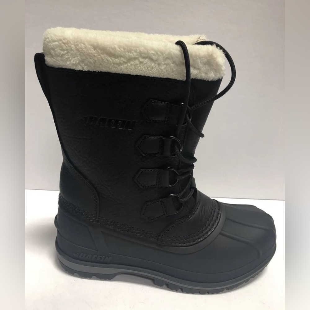 Baffin Men’s Canada, Black Winter Snow Boots, Size 7M